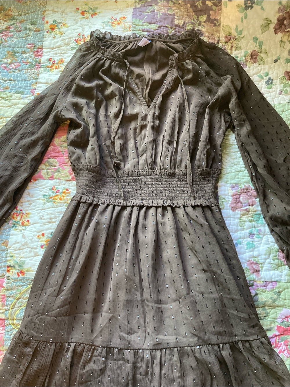 Old Navy dark brown mini dress